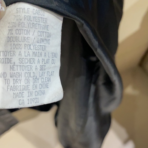 Faux leather knee length coat - Picture 4 of 6